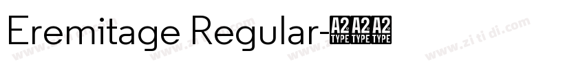 Eremitage Regular字体转换